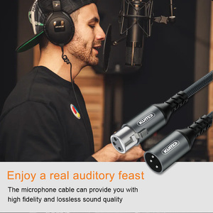 Câble audio pour microphone de haute qualité 3FT 6FT 10FT Câble XLR vers XLR à 3 broches - Product Image 2