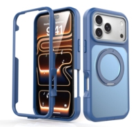 Étui de téléphone magnétique robuste et résistant pour iPhone 18 Pro Max et iPhone 17 Pro Max, coque de protection antichoc avec support