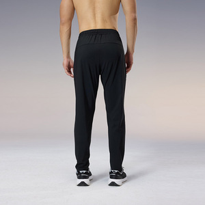 Men's Running Pants Black Quick Dry Elastic Fit Sports Training Casual Pants - Product Image 4