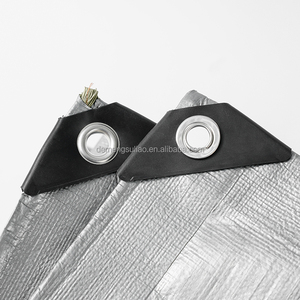 Bâche en PE renforcée haute résistance vert argenté, imperméable et antistatique, <span class=keywords><strong>pour</strong></span> couverture de toit, auvent et utilisation comme tente de voiture - Product Image 5