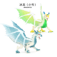 Figurines de dragon en PVC massif, modèle de statue mythologique, mini figurines d'animaux, vente en gros