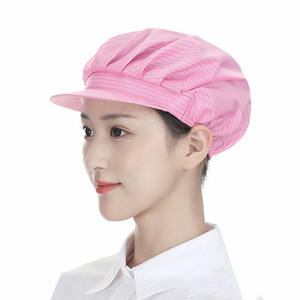 قبعة مطاطية بحد أقصى متداخل للأطعمة صناعية HZM-24161 قبعة آمنة طهي بشبكة للشيف - Product Image 5