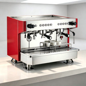 Commercial Cafe Double Group Espresso <b>Machine</b> Semi Automatic Stainless Steel <b>Coffee</b> Maker for <b>Barista</b> - Product Image 1