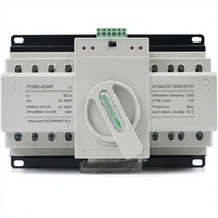 Saklar Transfer Otomatis Daya Ganda Rumah 220V Pengalih Otomatis ATS Switch 2P 4P 63A