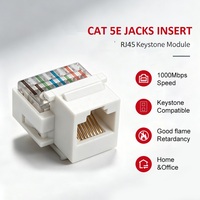 Connecteur modulaire RJ45 Keystone Jack Ethernet Module réseau Cat 5e