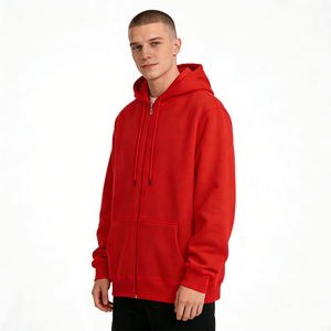 Chaqueta con <span class=keywords><strong>Capucha</strong></span> y Cremallera de Mezcla de Algodón y Poliéster de 350 g, Gruesa, para Primavera y Otoño, <span class=keywords><strong>Sudadera</strong></span> Informal para Hombre, Venta al por Mayor. - Product Image 6