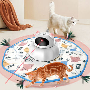 Giocattolo Laser Interattivo per Gatti Ricaricabile USB con Piuma Mobile per Giochi di Nascondino - Product Image 2