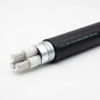 Câble d'alimentation en aluminium PrimePro IEC 60502 YJLV22 8.7/15KV 3 conducteurs 35-400mm2 isolé XLPE, blindé à la bande d'acier, résistant aux UV