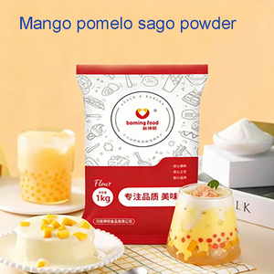 ผงเครื่องดื่มสำเร็จรูป รสแมงโก้ ส้มโอ <span class=keywords><strong>สาคู</strong></span> สมูทตี้มิกซ์ สำหรับร้านชานม  เครื่องดื่มสาคูเนื้อนุ่มสำเร็จรูป - Product Image 1