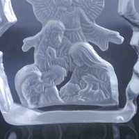 Honneur de cristal décoratif cristal vierge marie modèle Sculpture Madonna Figurines baptême cadeau religieux