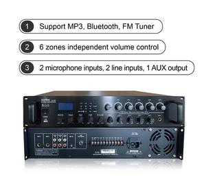 Amplificateur de puissance numérique professionnel SA-500T W x 6, 6 zones, son, 500 - Product Image 2