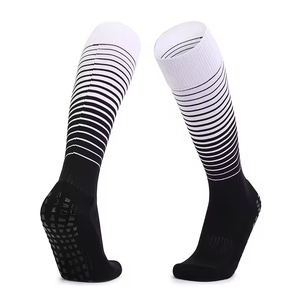Wholesale Non Slip Cushioned Knee High Over Calf Soccer Sports <b>Socks</b> for Men High Quality - Product Image 2