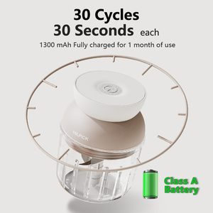 Home Waterproof USB Portable Multifunction Vegetable Food Onion Chili Press Crusher Grinder Cracker Mini Electric <strong>Garlic</strong> Chopper - Product Image 3
