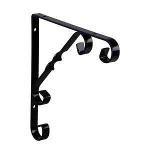 Soporte de estante metálico montado en la pared con estantes de pared <span class=keywords><strong>para</strong></span> organización del hogar Consola de estante de acero decorativa <span class=keywords><strong>para</strong></span> estantería de pared - Product Image 2