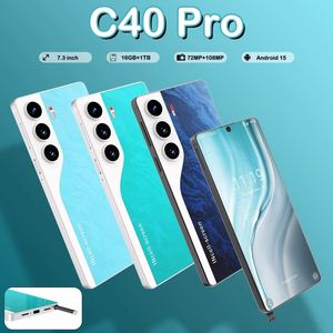 Teléfono Android C40 Pro Más Vendido - 7.3" 16GB+1TB 5G WiFi 72MP+108MP 8000mAh Identificación Facial y por Huella Dactilar - Product Image 5