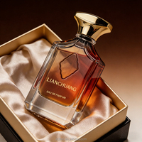 Flacon de parfum de luxe 100 ml en verre - En stock, transparent, logo et emballage personnalisables