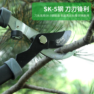 Sécateur Baozhu Anvil 20-30 mm en acier au carbone, manche bleu, haute qualité, double lame en forme de croissant de lune pour branches épaisses - Product Image 4