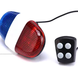 Wosai — lampe LED en plastique étanche avec sonnette, pour vélo, cycle universel, en plastique, 2021