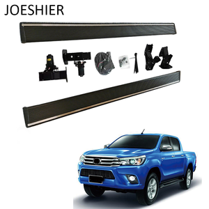 JOESHIER Juego Completo de Estribos Laterales Eléctricos de Lujo en Aleación de Aluminio para Protección Todoterreno para Toyota Hilux Revo 2015+ - Product Image 1