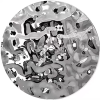Plaque décorative en acier inoxydable miroir noir PVD 201 pour mur de cabine DJ 1500 x 3000 mm 0,8 mm