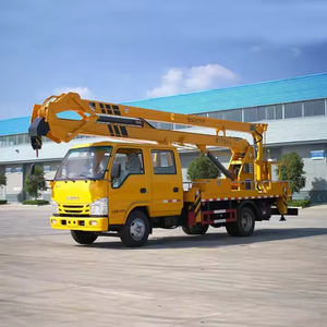 Camión con Plataforma Elevadora Plegable de Doble Fila ISUZU ELF 100p de 18.5m para Trabajos en Altura - Product Image 4