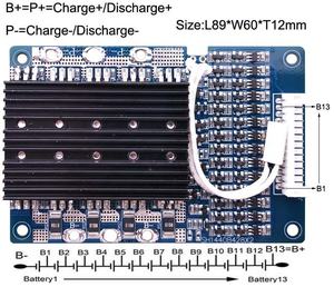 V 36V 48V 10 11 12 <span class=keywords><strong>13S</strong></span> 25A 30A <span class=keywords><strong>35A</strong></span> 40A <span class=keywords><strong>BMS</strong></span> <span class=keywords><strong>13S</strong></span> 25A PCM 48V <span class=keywords><strong>BMS</strong></span> 48v PCM - Product Image 5