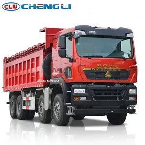 Camion benne basculante Sinotruk HOWO Tx 430 CV 8X4 de 6,8 mètres pour travaux lourds - Product Image 1