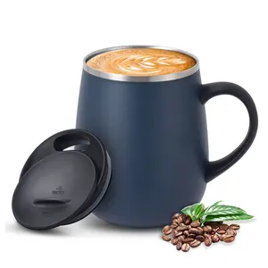 Vente en gros de gobelet en acier inoxydable de haute qualité avec logo personnalisé 16oz tasse à café personnalisée tasse en métal