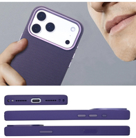 Casing Ponsel Magnetik Mewah untuk iPhone 18 Pro Max, Penutup Ponsel Kain Tenun Teknologi untuk iPhone 17 16 15 Funda