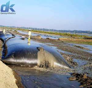 Haute Performance Polypropylène GeoBag Géotextile Sable Sac De Remplissage Déshydratation Sol Tube <span class=keywords><strong>Anti</strong></span>-vague Dragage Geobag - Product Image 2