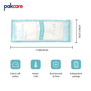 Envases fríos de cuentas de gel instantáneas perineales desechables con tira adhesiva para el cuidado posparto - Product Image 3