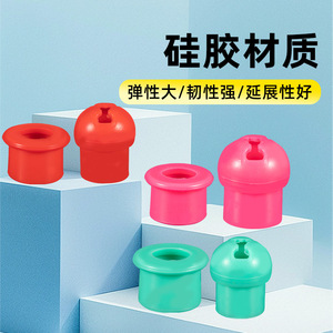 Envoltura de silicona para mango de caña de pescar, agarre suave con tope para accesorios de pesca - Product Image 4