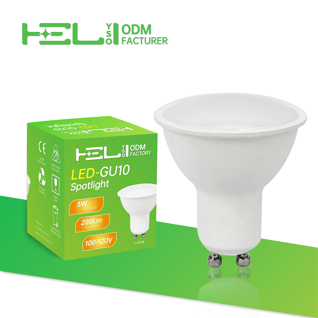 Dimmable GU10 LED Bulb 120V Triac Dimmable 5W 6W 7W Glass Cover Linear Driver Spotlight for Track Lighting North America Market