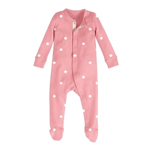 Tutine in cotone organico per bambini <span class=keywords><strong>vestiti</strong></span> interi a quadri stampati personalizzati abbigliamento per <span class=keywords><strong>bambina</strong></span> tute da notte per neonati - Product Image 1