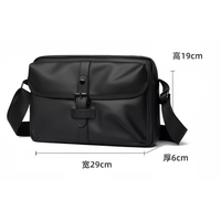 Sac bandoulière mat imperméable avec logo personnalisé, antivol, multifonctionnel pour le cyclisme en extérieur