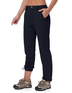Pantalones de Senderismo para Hombre, Ligeros, Resistentes al Agua, Transpirables, de Nailon, con 6 Bolsillos - Product Image 6