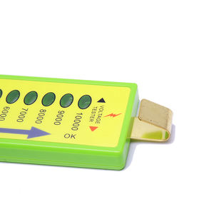 Cercado eléctrico de plástico de color verde sostenible de fácil montaje, lámpara de neón, probador de vallas para granja - Product Image 4