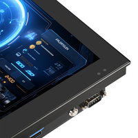 Componentes Industriales Integrados con Pantalla Táctil Capacitiva de 10.4\" y 12.1\", Resistentes al Agua IP66, para Montaje en Gabinete de Control