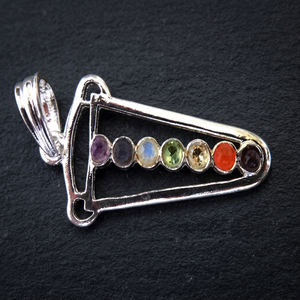 Pendentif Arbre de Vie en Métal et Pierres Précieuses, Pendentifs et Breloques de Mode pour la Guérison par les Cristaux, Pendentif de Guérison des Chakras à Vendre - Product Image 1
