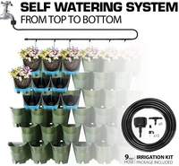 Vente en gros d'usine : Jardinières murales verticales avec système d'irrigation goutte-à-goutte, pots de fleurs auto-arrosants, jardinières murales suspendues
