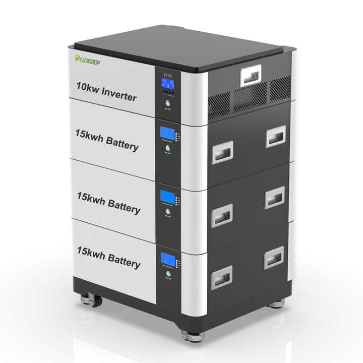 Delong All in One Solar Stackable Battery Storage with Inverter Home ...