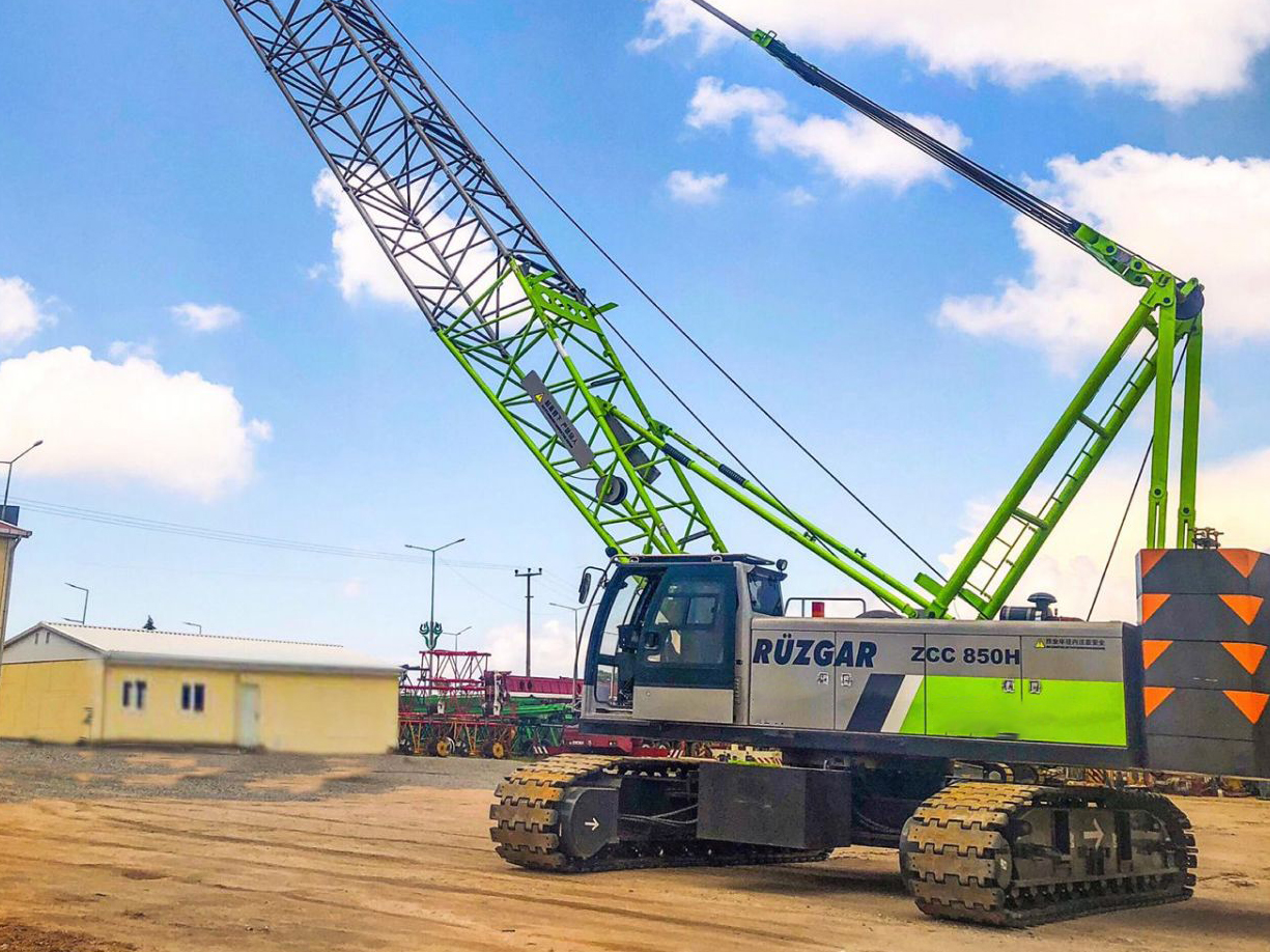 Guindaste de esteira Zoomlion ZCC750H-1, 75t, Novo, 1 Ano Garantia