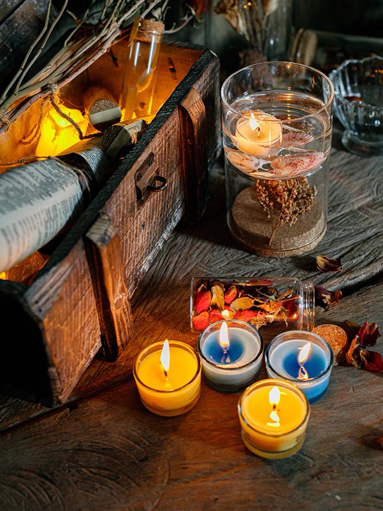 Most popular custom color glass candle holder jar