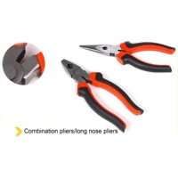 Ensemble d'outils professionnel Elehand de 59 pièces avec boîte en métal, kit de clés à douilles avec pinces et tournevis pour réparation mécanique