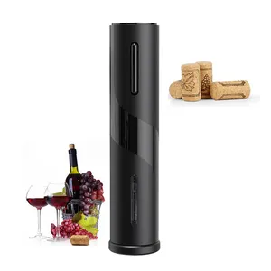 Điện mở rượu vang Pin hoạt động mở chai rượu vang với Foil Cutter tái sử dụng tự động rượu vang corkscrew
