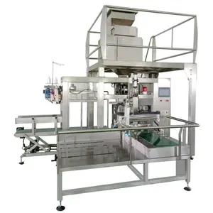 Rice Grain Bean Cereal Bag Filling Machine Pouch 10-50kg Weigher Weighing Big Bag Filling Packing Machine
