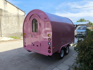 Etodevice Ice Cream Round Trailer with Stainless Steel Working Bench and Equipments - Product Image 3