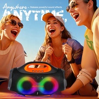 Altavoz Portátil Estéreo Oudiobop, Precio de Fábrica, Altavoz de Rango Medio de Alta Potencia, Sonido Inalámbrico para Jardín y Barbacoa, Precio de Fábrica