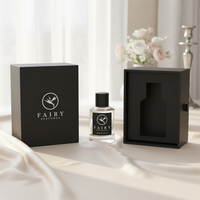Flacon de parfum de 50ml 100ml fourni avec étiquette, boîte d'emballage de luxe pour flacon de parfum, flacon de parfum et sac