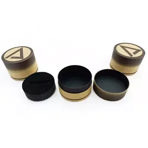 Elegant and Sustainable Natural Material Jewelry Round Gift Paper Packaging